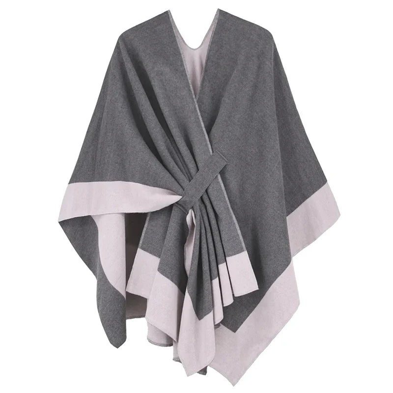 2024 New Poncho Women Luxury Winter Warm And Fashionable Comfortable Windproof luxery designer women Shawl Outing