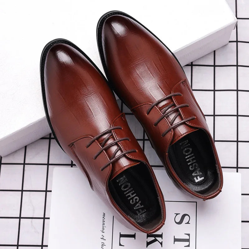 Buty Męskie Eleganckie Skórzane