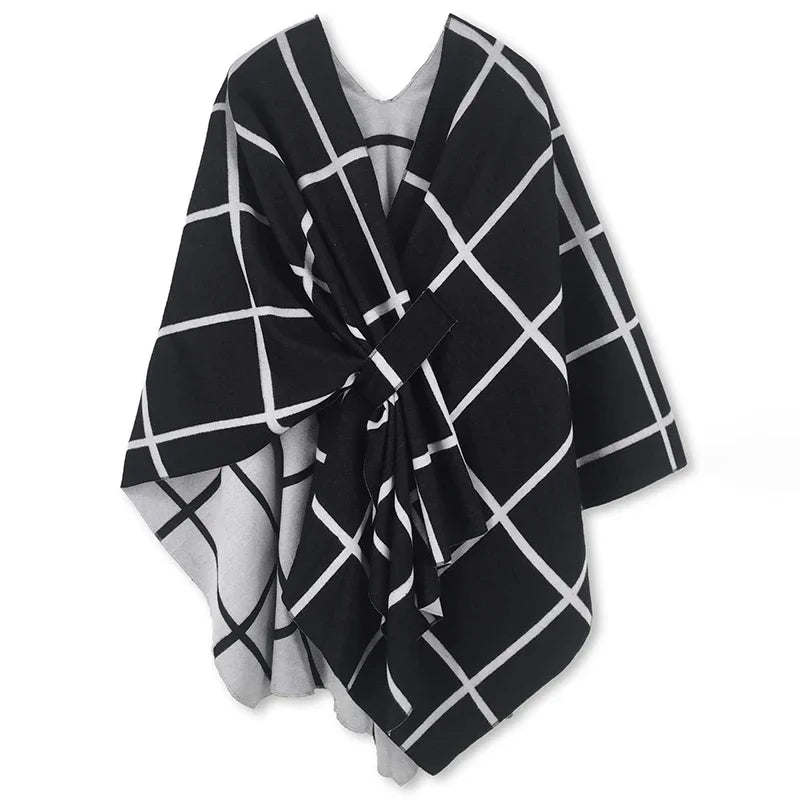 2024 New Poncho Women Luxury Winter Warm And Fashionable Comfortable Windproof luxery designer women Shawl Outing