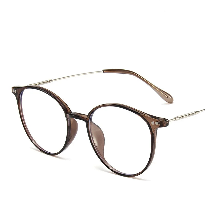Damskie okulary korekcyjne okrągłe