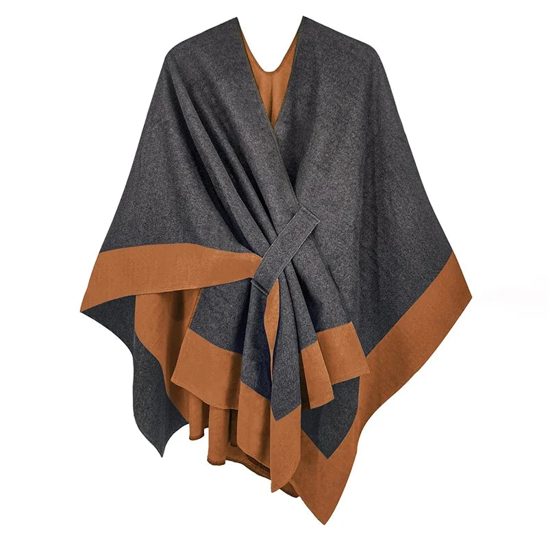 2024 New Poncho Women Luxury Winter Warm And Fashionable Comfortable Windproof luxery designer women Shawl Outing