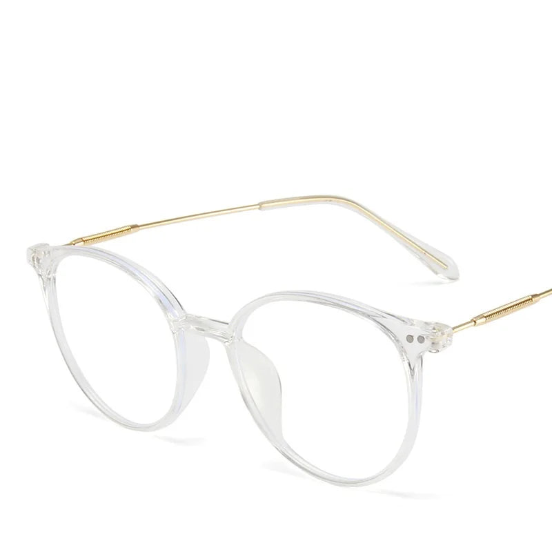 Damskie okulary korekcyjne okrągłe