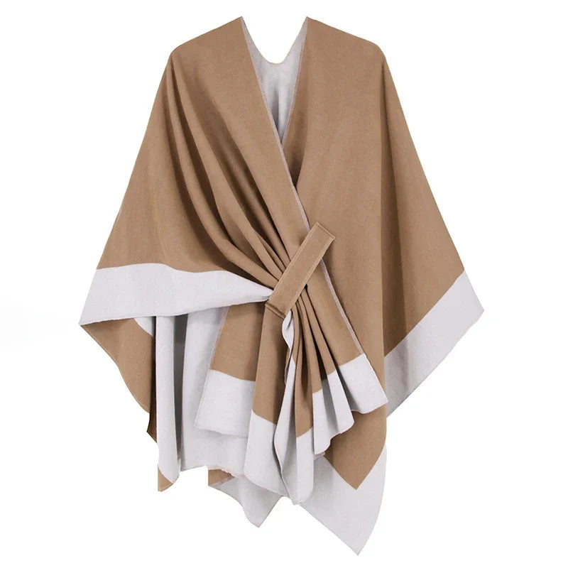 2024 New Poncho Women Luxury Winter Warm And Fashionable Comfortable Windproof luxery designer women Shawl Outing