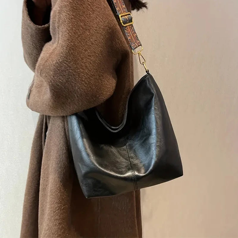 Damska torebka pu skórzana na ramię i crossbody