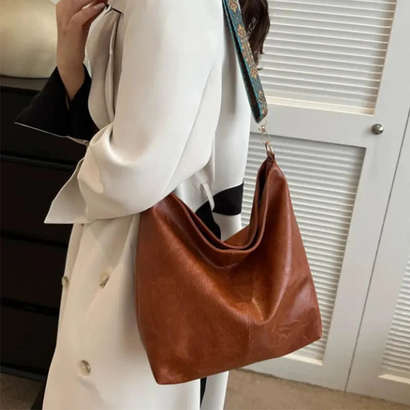 Damska torebka pu skórzana na ramię i crossbody