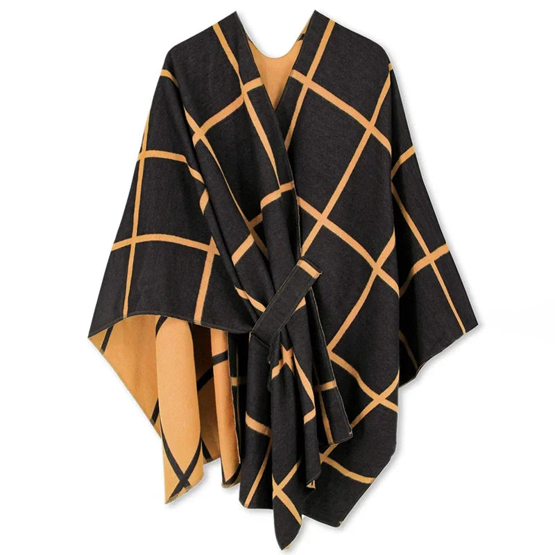 2024 New Poncho Women Luxury Winter Warm And Fashionable Comfortable Windproof luxery designer women Shawl Outing