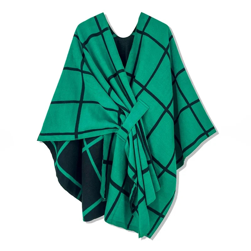 2024 New Poncho Women Luxury Winter Warm And Fashionable Comfortable Windproof luxery designer women Shawl Outing