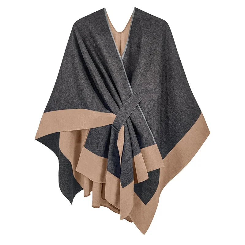 2024 New Poncho Women Luxury Winter Warm And Fashionable Comfortable Windproof luxery designer women Shawl Outing