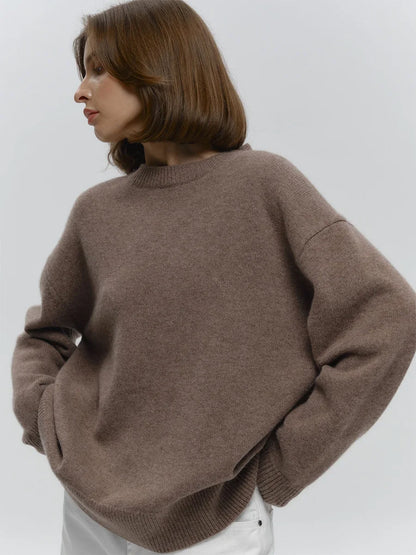 Sweter damski gruby oversize