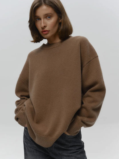 Sweter damski gruby oversize