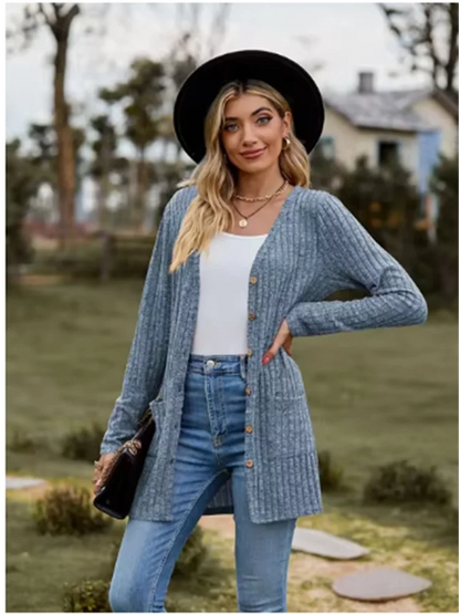 Kurtka Damska Casual na Guziki