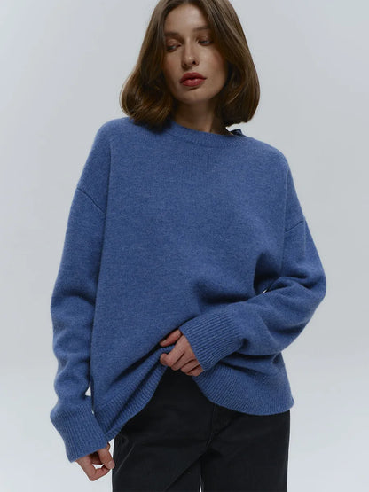 Sweter damski gruby oversize