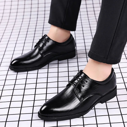 Buty Męskie Eleganckie Skórzane