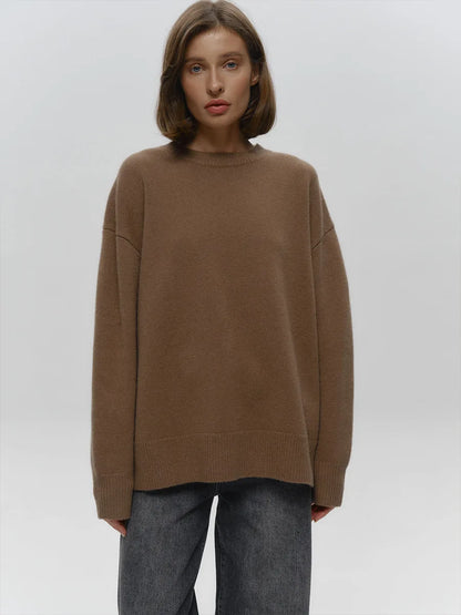 Sweter damski gruby oversize