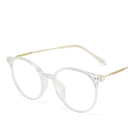 Damskie okulary korekcyjne okrągłe