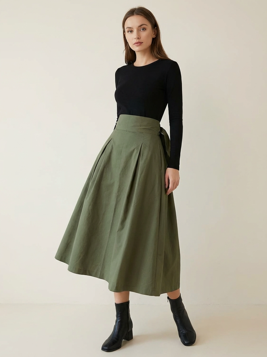 NowoModa | Rozkloszowana spódnica – efekt podkreślonej talii