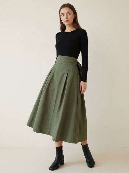 NowoModa | Rozkloszowana spódnica – efekt podkreślonej talii