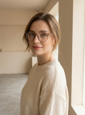 NowoModa | Okrągłe Okulary Zerówki – efekt stylowego spojrzenia